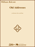 Old Addresses Vocal Solo & Collections sheet music cover